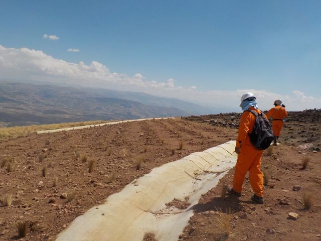 Trabajo de medición en campo